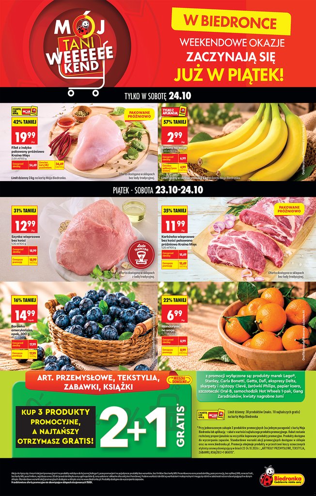 Biedronka gazetka promocyjna 23.10-24.10.2026 — strona 1 z 3