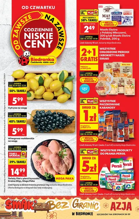 Biedronka gazetka promocyjna 15.10-21.10.2026 — strona 1 z 85