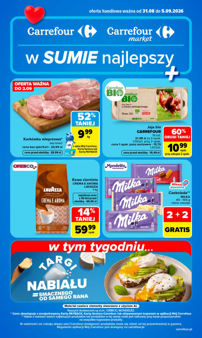 Carrefour gazetka promocyjna 31.08-05.09.2026 — strona 1 z 53