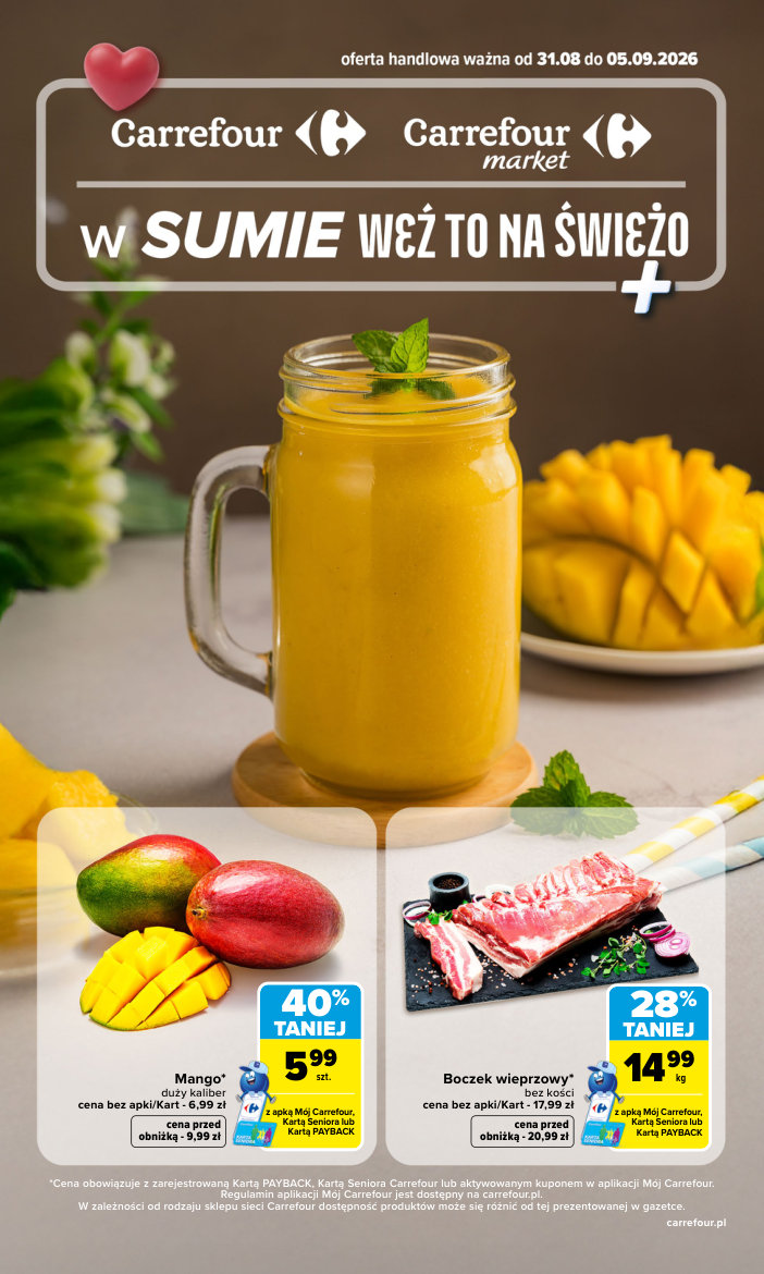 Carrefour gazetka promocyjna 31.08-05.09.2026 — strona 1 z 7