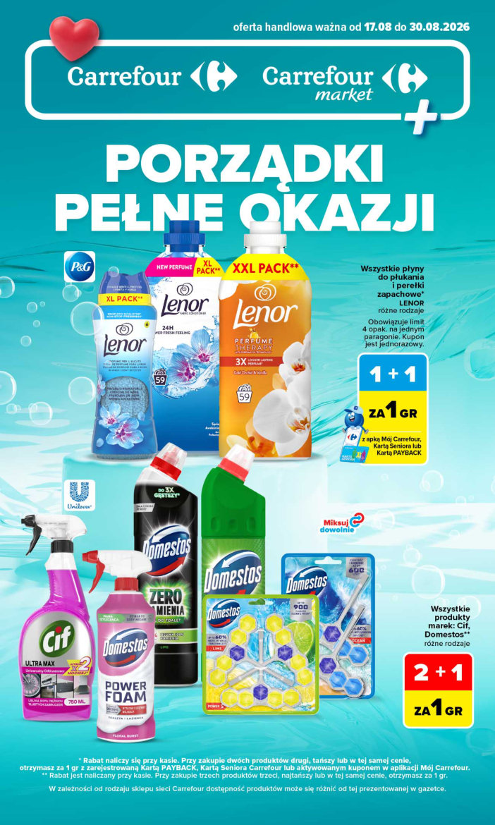 Carrefour gazetka promocyjna 17.08-30.08.2026 — strona 1 z 9