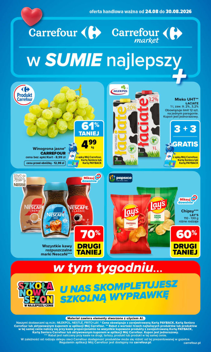 Carrefour gazetka promocyjna 24.08-30.08.2026 — strona 1 z 51