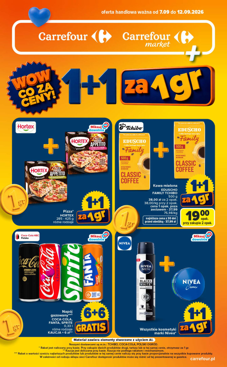 Carrefour gazetka promocyjna 07.09-12.09.2026 — strona 1 z 20