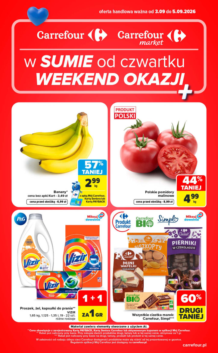Carrefour gazetka promocyjna 03.09-05.09.2026 — strona 1 z 17