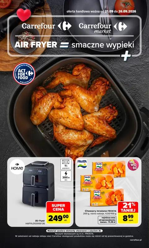 Carrefour gazetka promocyjna 21.09-26.09.2026 — strona 1 z 5