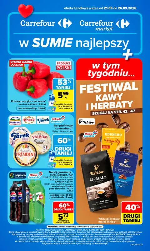 Carrefour gazetka promocyjna 21.09-26.09.2026 — strona 1