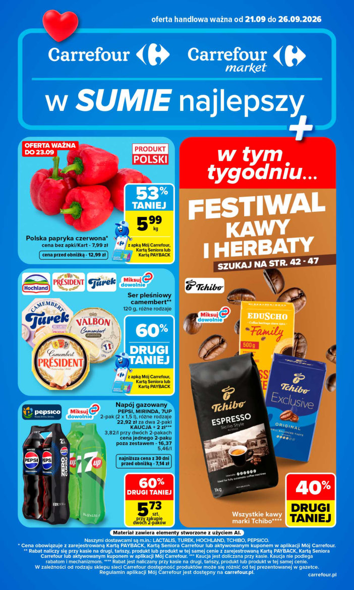 Carrefour gazetka promocyjna 21.09-26.09.2026 — strona 1 z 63