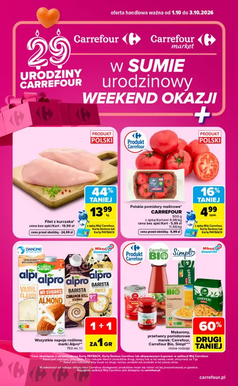 Carrefour gazetka promocyjna 01.10-03.10.2026 — strona 1 z 19
