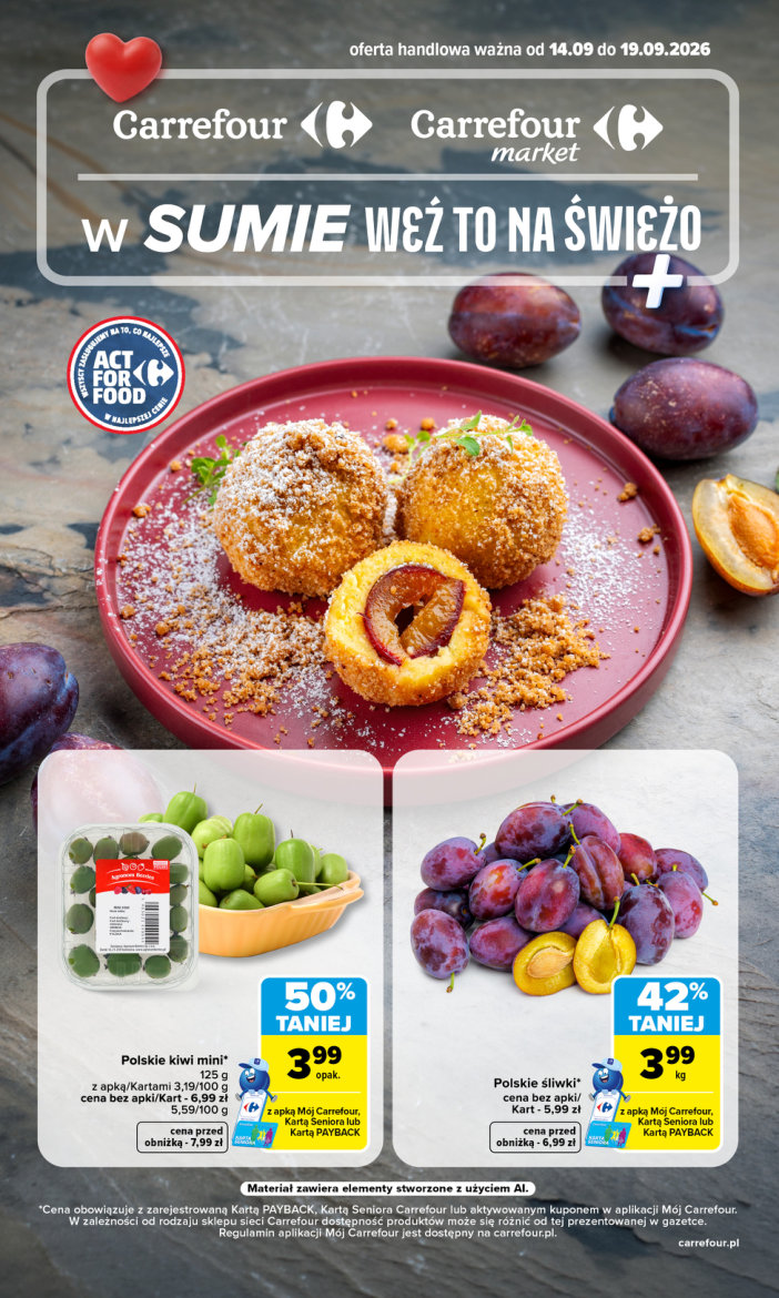 Carrefour, Market — w SUMIE weź to na świeżo (14-19.09) — okładka