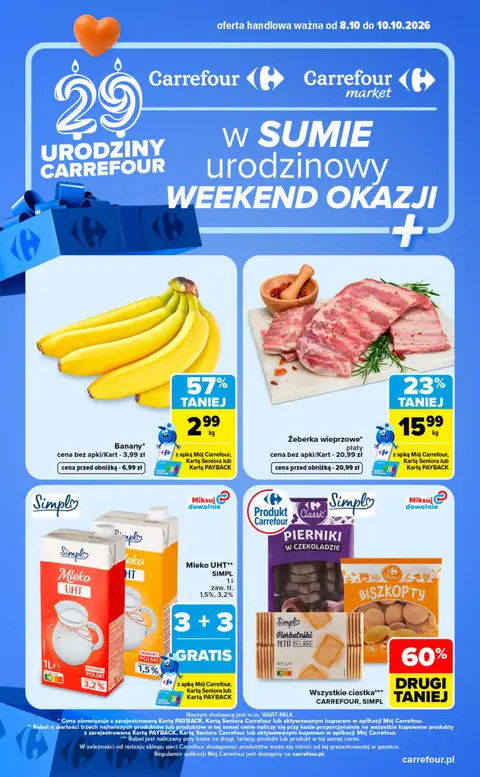 Carrefour gazetka promocyjna 08.10-10.10.2026 — strona 1 z 18