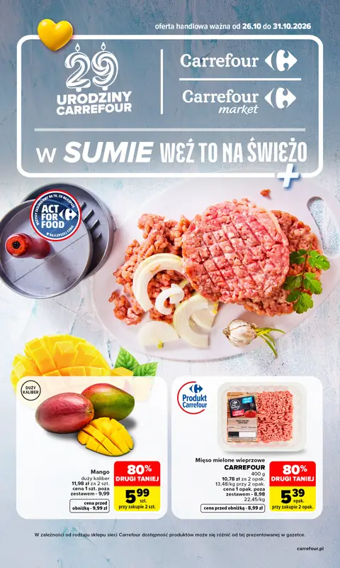 Carrefour gazetka promocyjna 26.10-31.10.2026 — strona 1 z 10