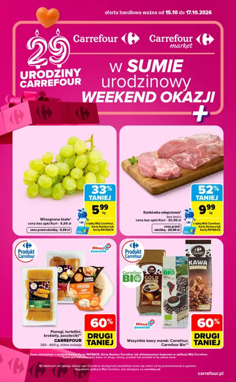 Carrefour gazetka promocyjna 15.10-17.10.2026 — strona 1 z 17