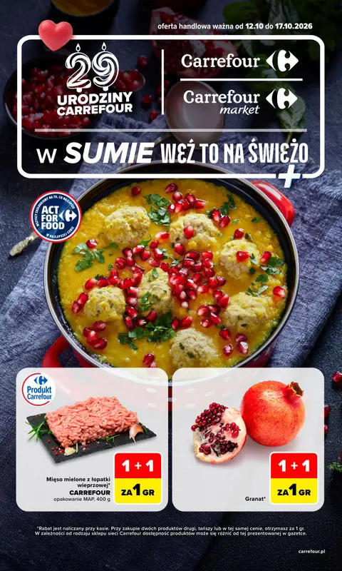 Carrefour gazetka promocyjna 12.10-17.10.2026 — strona 1 z 10