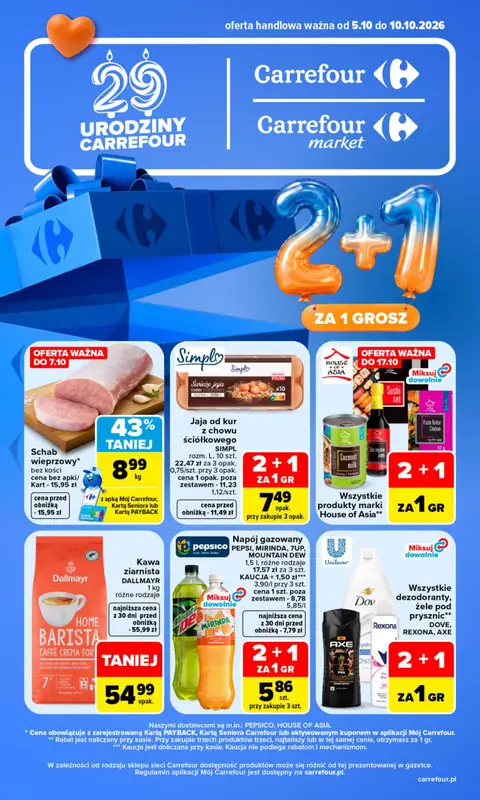 Carrefour gazetka promocyjna 05.10-10.10.2026 — strona 1 z 71
