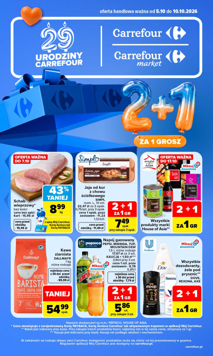 Carrefour gazetka promocyjna 05.10-10.10.2026 — strona 1 z 71