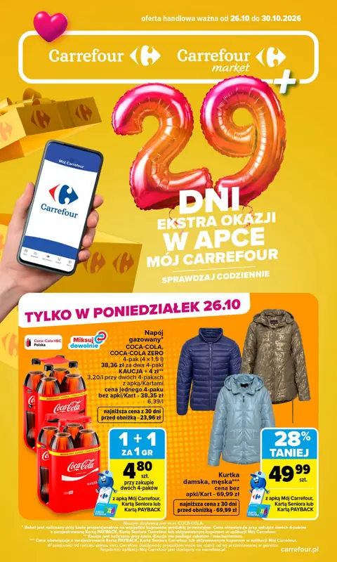 Carrefour gazetka promocyjna 26.10-30.10.2026 — strona 1 z 15
