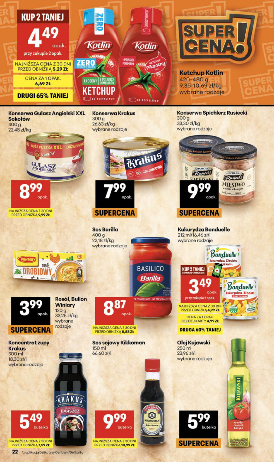 Delikatesy Centrum gazetka promocyjna 01.10-07.10.2026 — strona 22 z 40