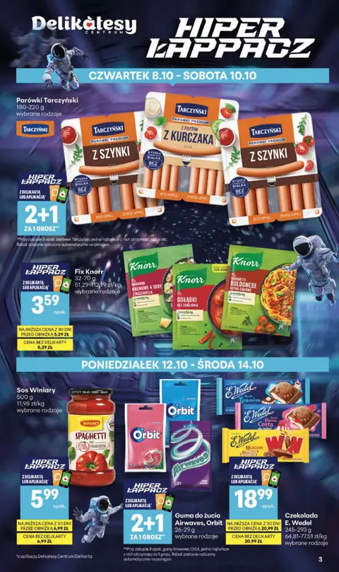 Delikatesy Centrum gazetka promocyjna 08.10-14.10.2026 — strona 3 z 40