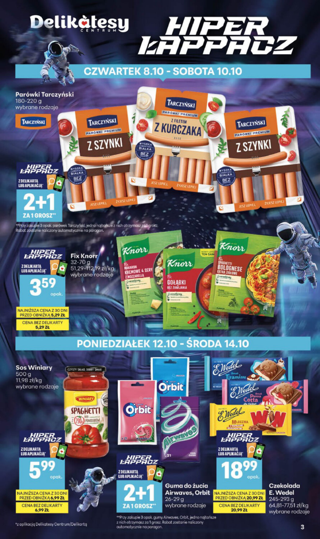 Delikatesy Centrum gazetka promocyjna 08.10-14.10.2026 — strona 3 z 40