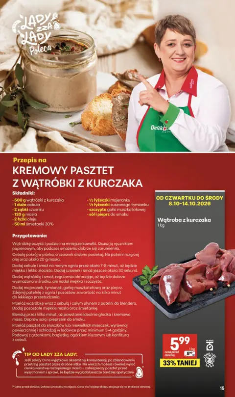 Delikatesy Centrum gazetka promocyjna 08.10-14.10.2026 — strona 15 z 40