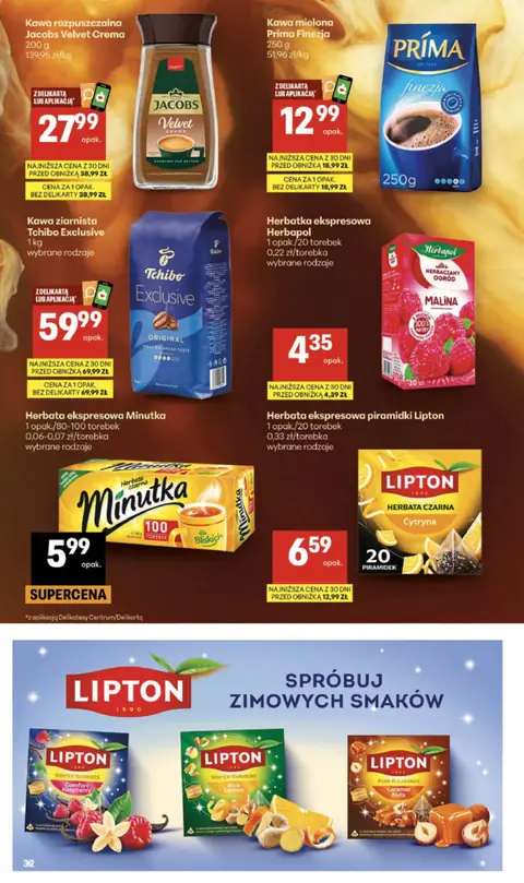 Delikatesy Centrum gazetka promocyjna 29.10-04.11.2026 — strona 32 z 34