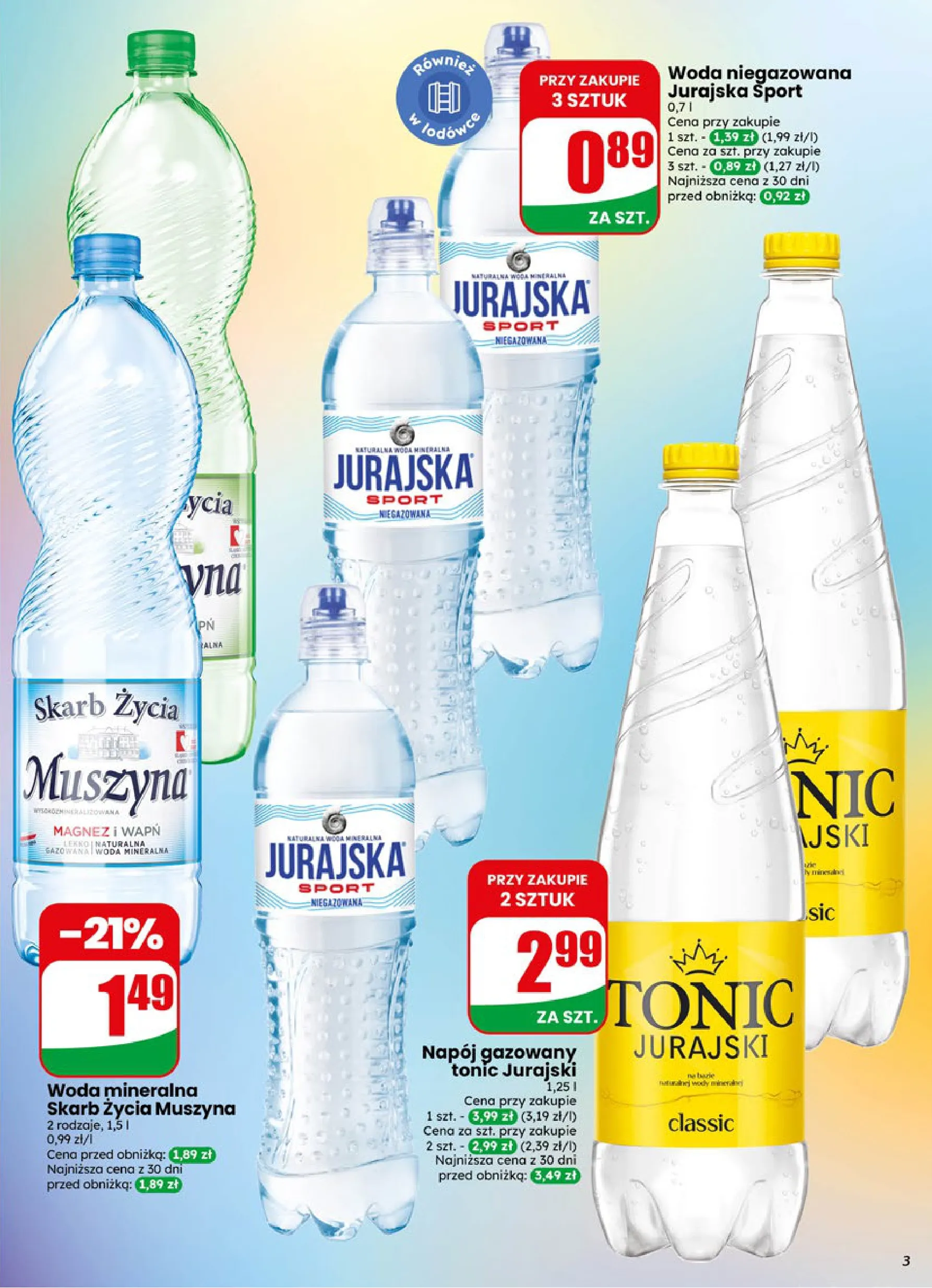 woda niegazowana sport