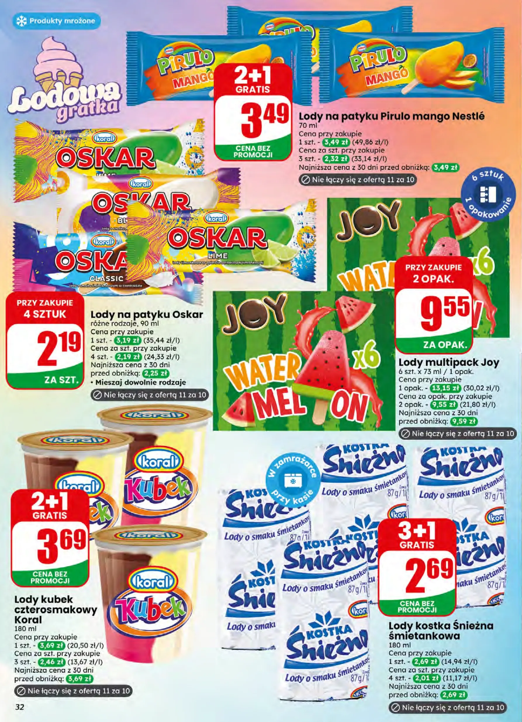 lody kubek czterosmakowy