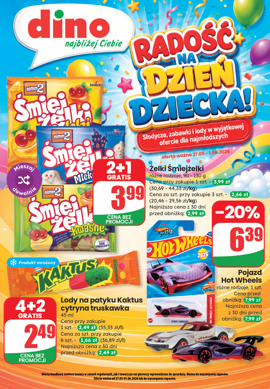 Dino gazetka promocyjna 27.05-01.06.2026 — strona 1 z 8