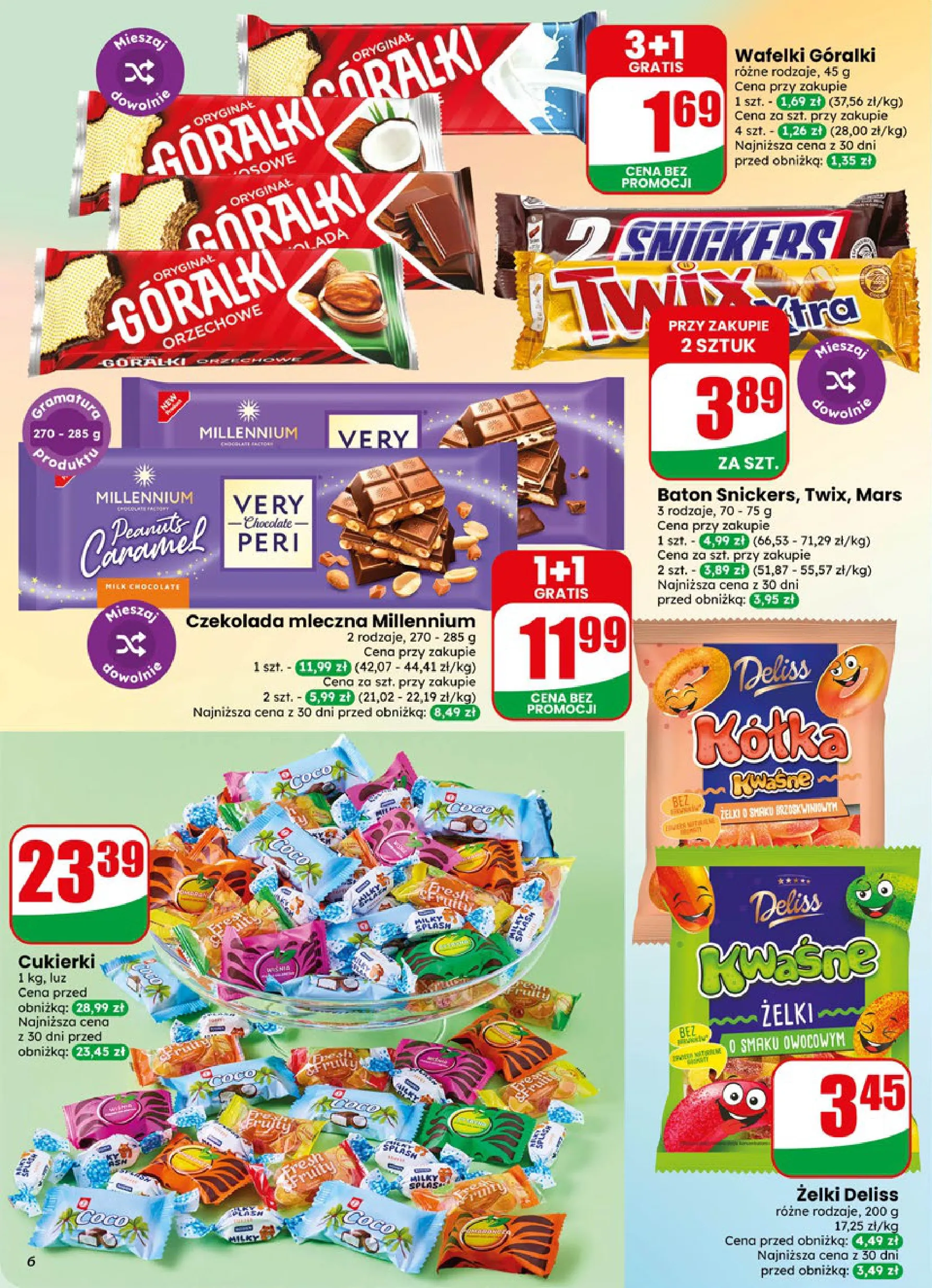 wafelki różne rodzaje