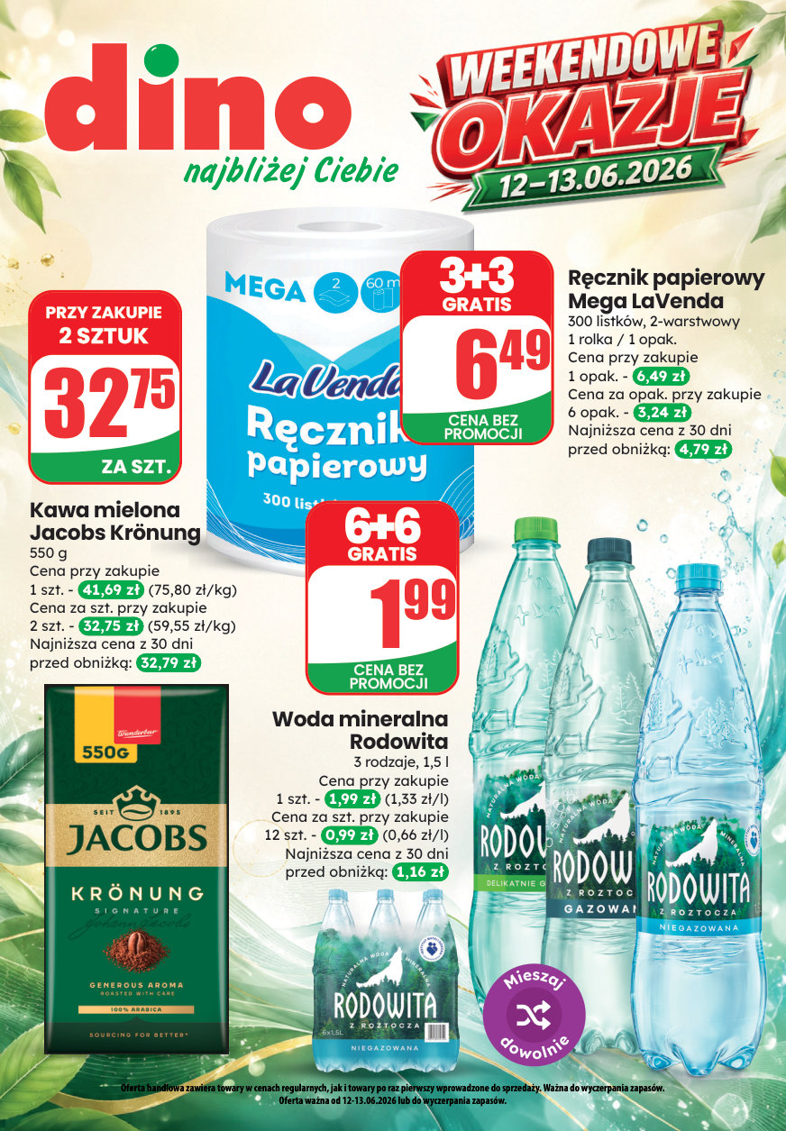 Dino gazetka promocyjna 12.06-13.06.2026 — strona 1 z 5