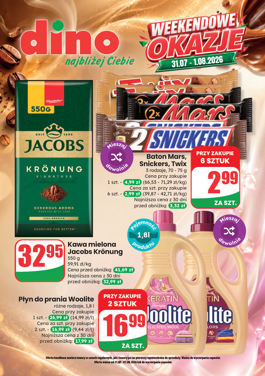 Dino gazetka promocyjna 31.07-01.08.2026 — strona 1 z 6