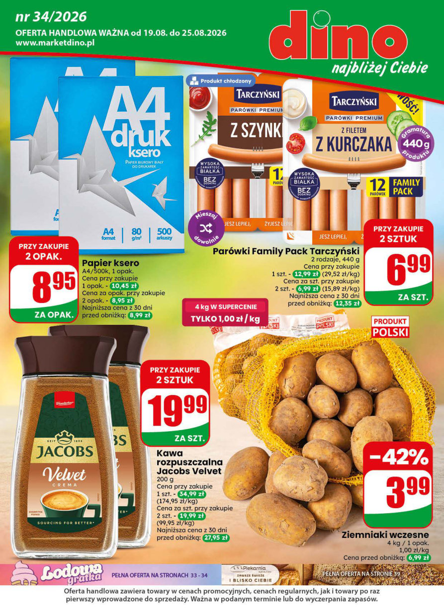 Dino gazetka promocyjna 19.08-25.08.2026 — strona 1 z 77