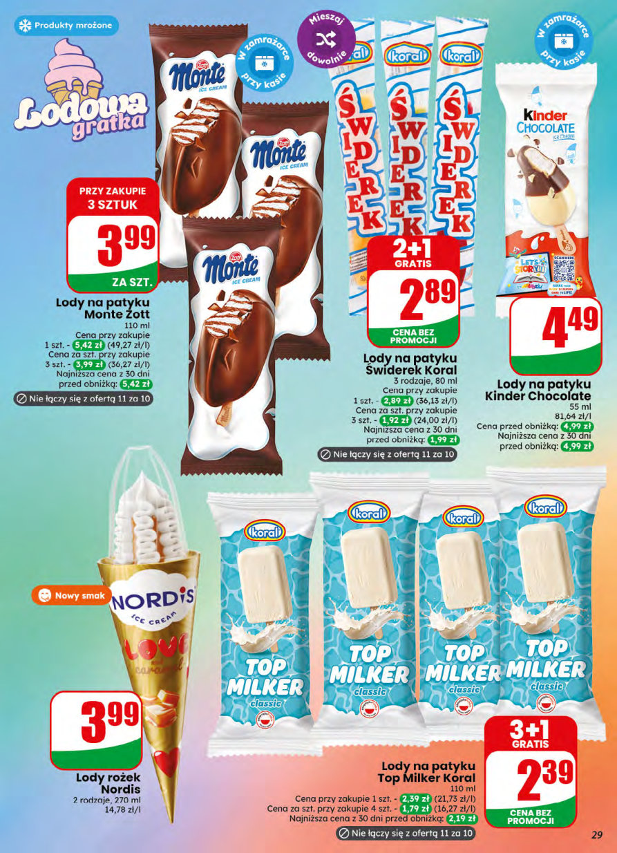 lody na patyku truskawkowy