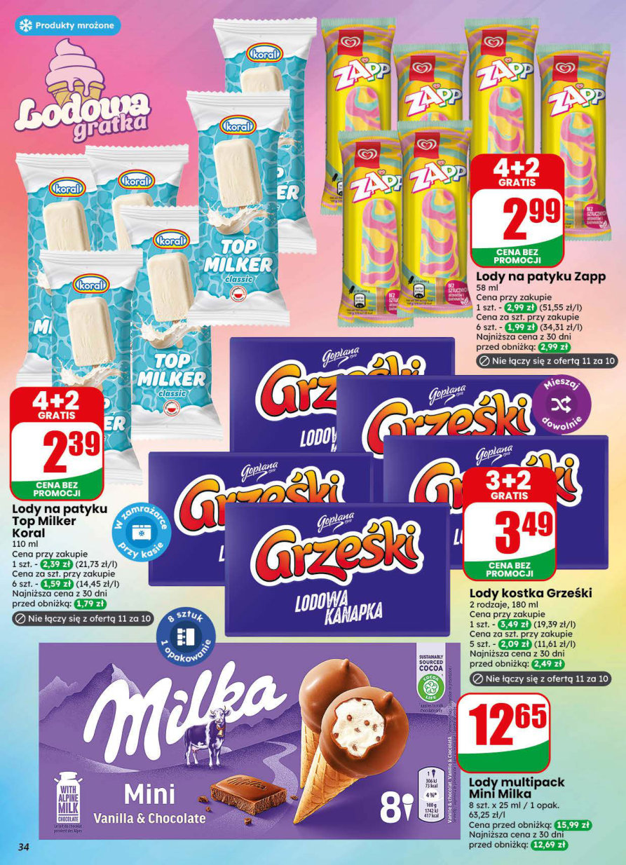 lody na patyku Top Milker klasyczny