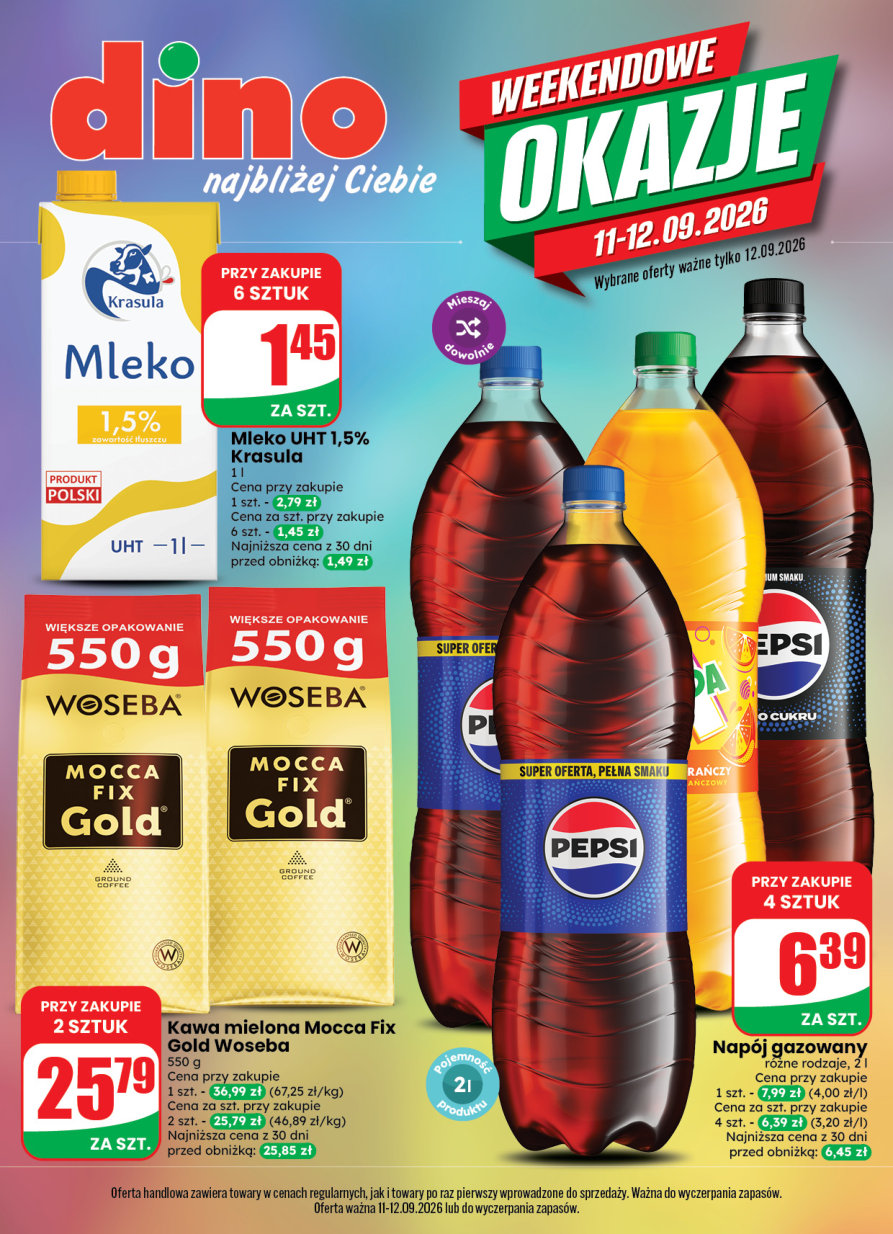 Dino gazetka promocyjna 11.09-12.09.2026 — strona 1 z 9