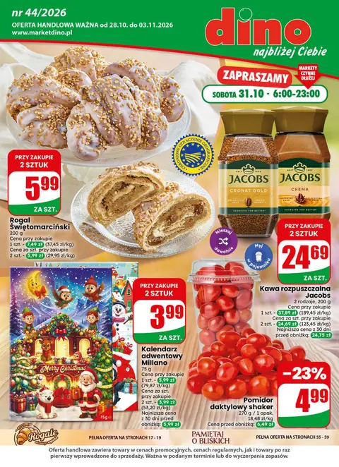 Dino gazetka promocyjna 28.10-03.11.2026 — strona 1 z 69