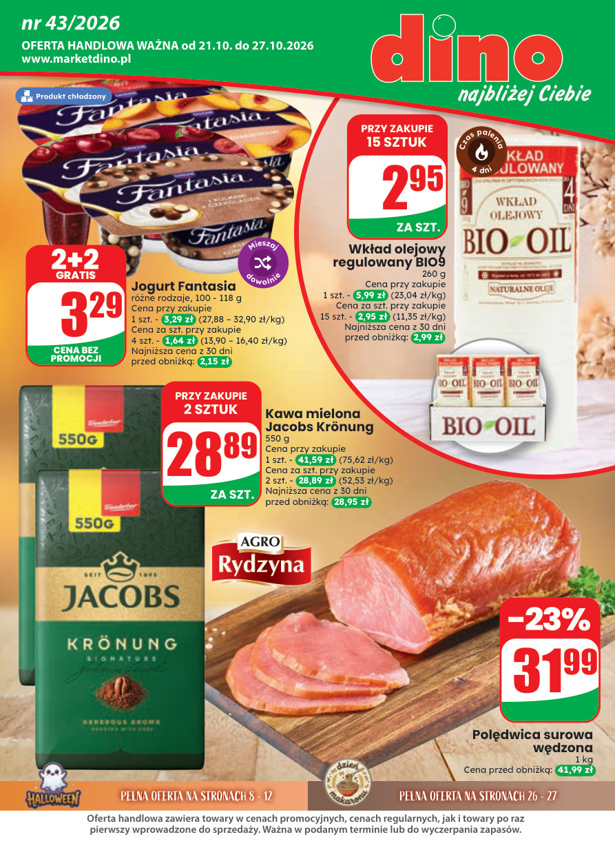 Dino gazetka promocyjna 21.10-27.10.2026 — strona 1 z 91