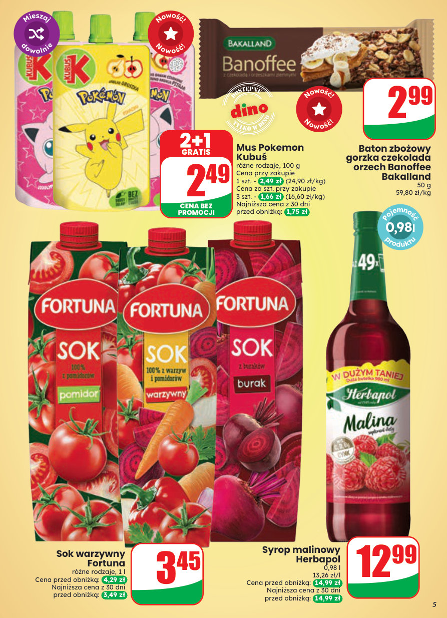 Dino gazetka promocyjna 07.10-13.10.2026 — strona 5 z 80
