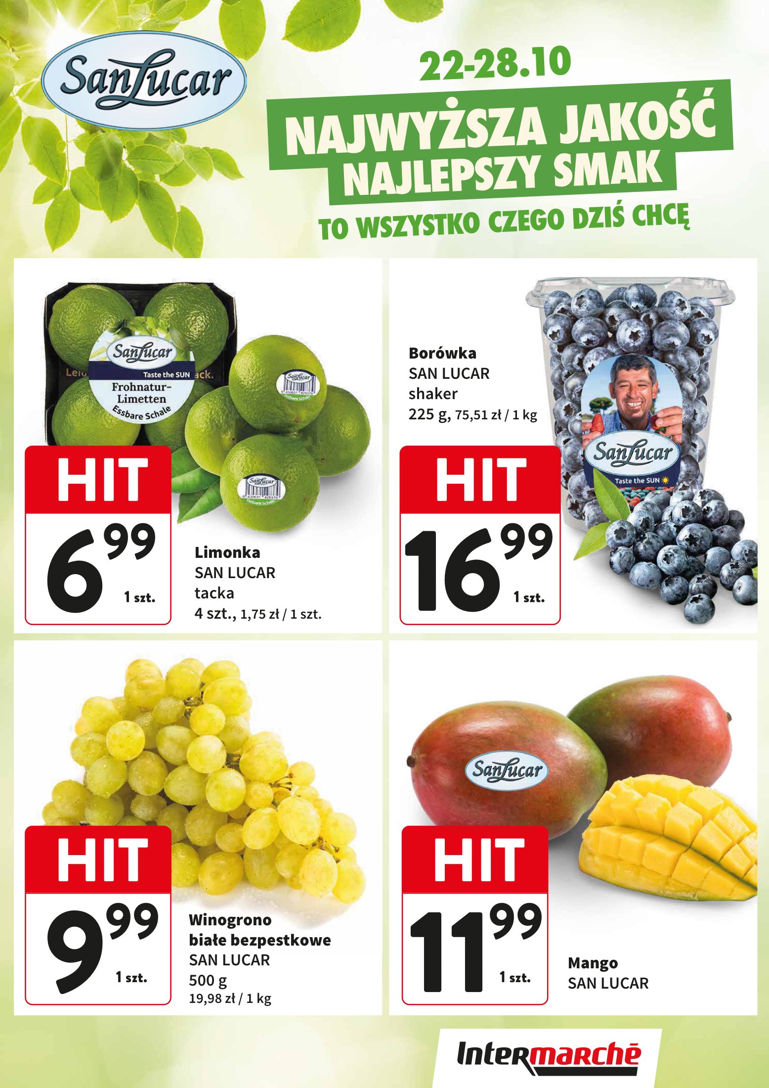 Intermarché gazetka promocyjna 22.10-28.10.2026 — strona 1 z 1