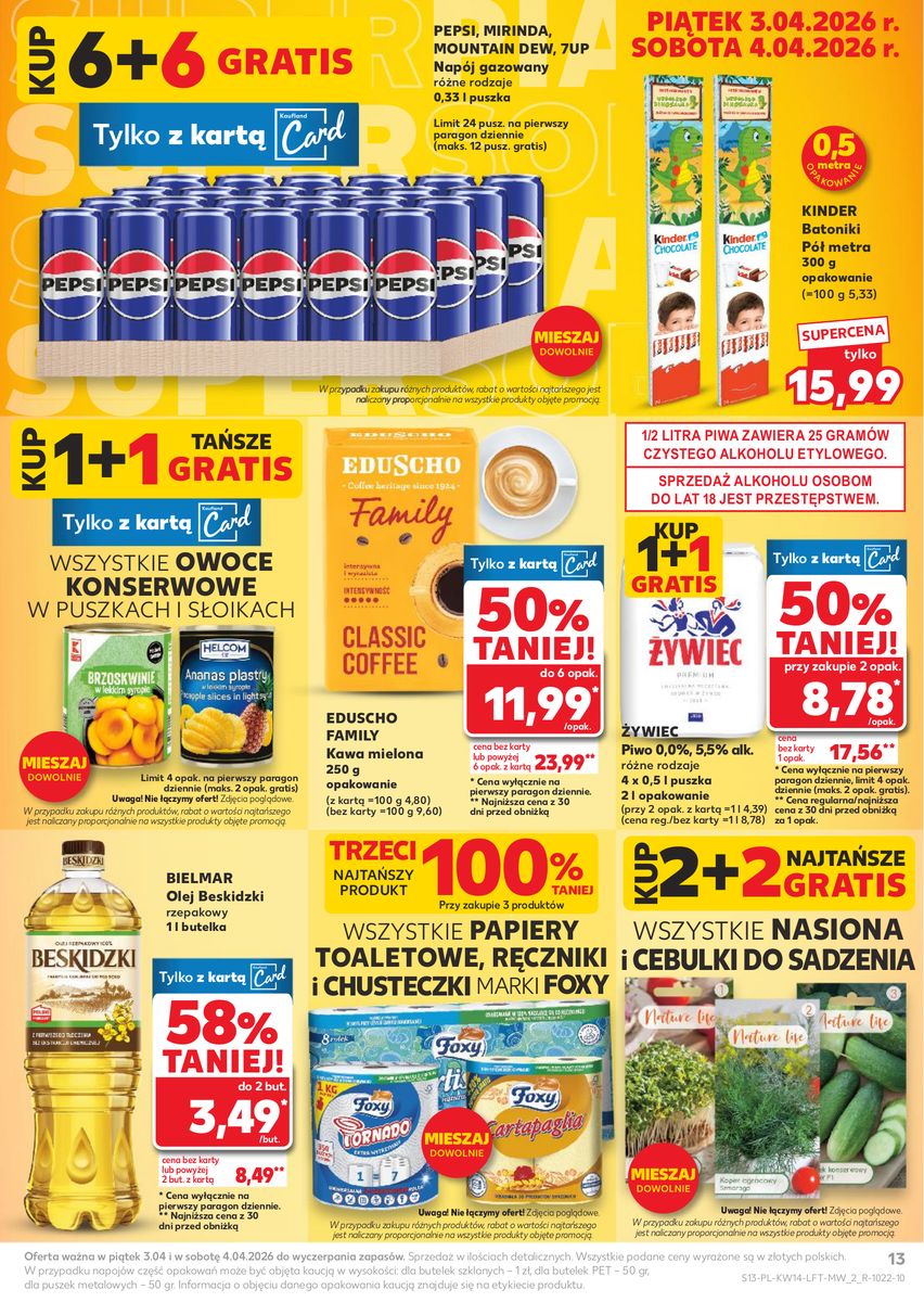 Kaufland gazetka promocyjna 01.04-08.04.2026 — strona 13 z 66