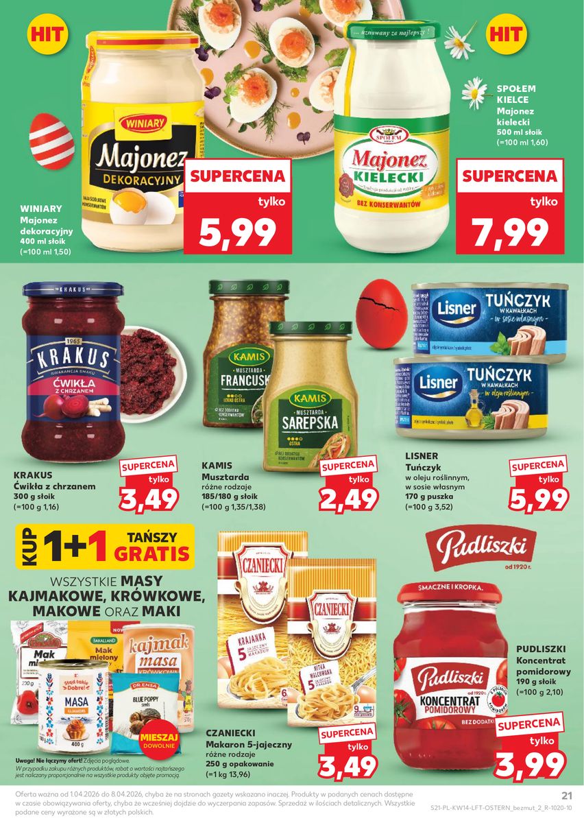 Kaufland gazetka promocyjna 01.04-08.04.2026 — strona 21 z 66