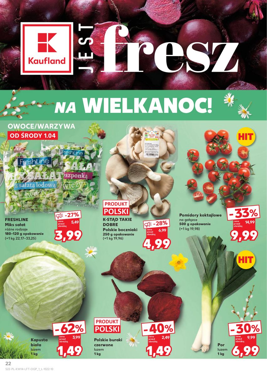 Kaufland gazetka promocyjna 01.04-08.04.2026 — strona 22 z 66