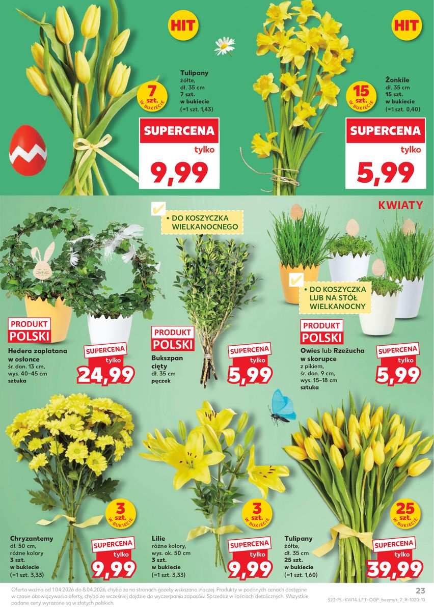 Kaufland gazetka promocyjna 01.04-08.04.2026 — strona 23 z 66