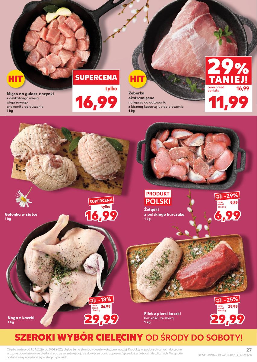 Kaufland gazetka promocyjna 01.04-08.04.2026 — strona 27 z 66