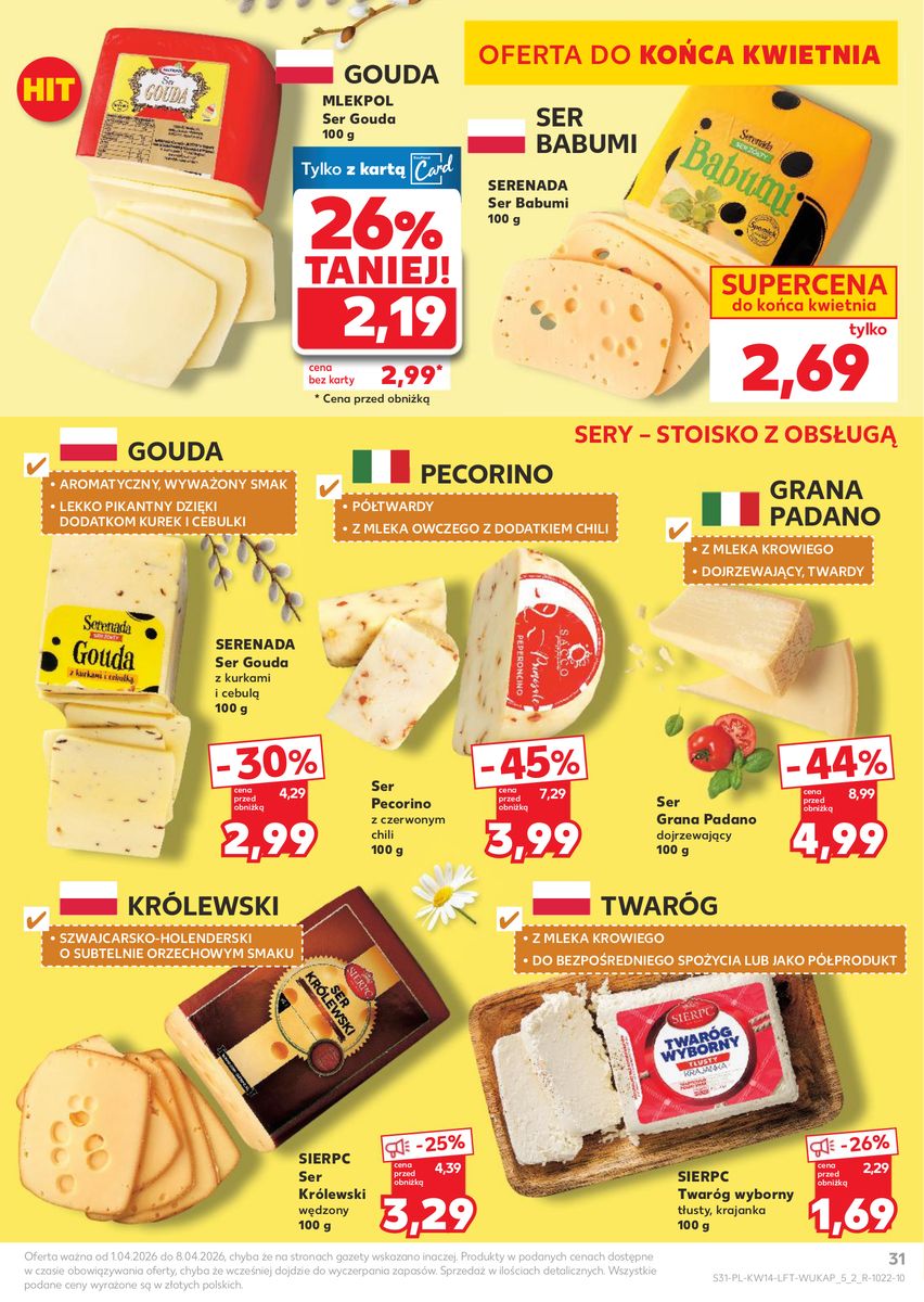 Kaufland gazetka promocyjna 01.04-08.04.2026 — strona 31 z 66