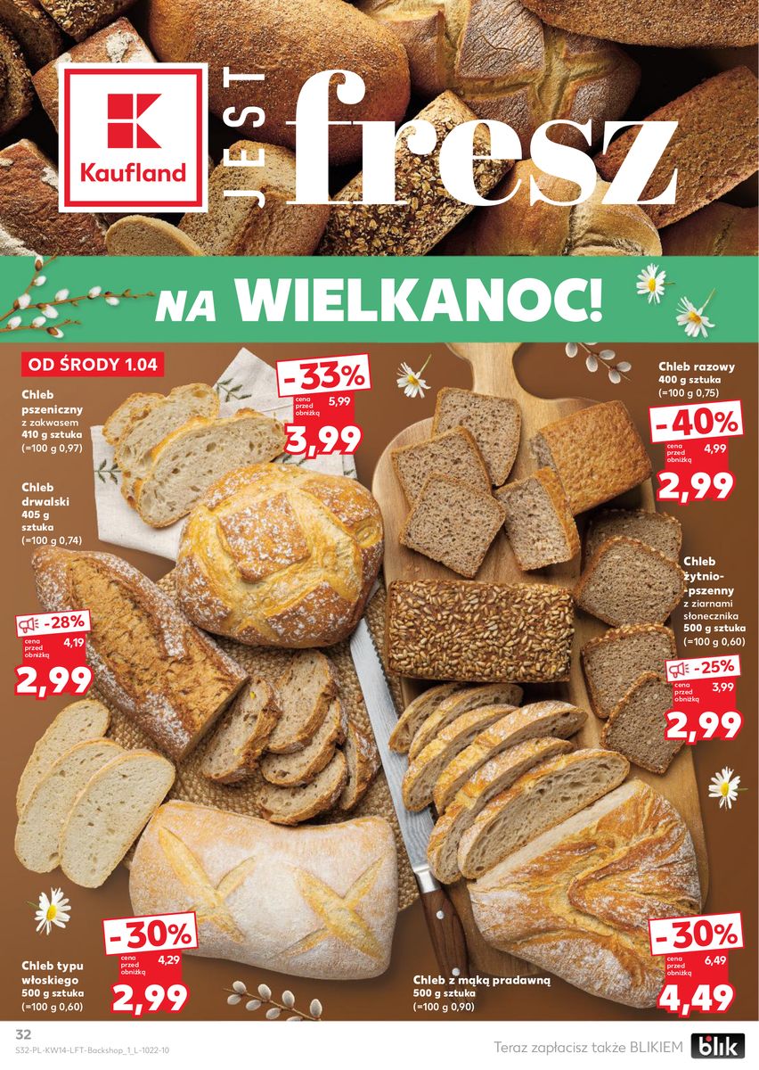 Kaufland gazetka promocyjna 01.04-08.04.2026 — strona 32 z 66