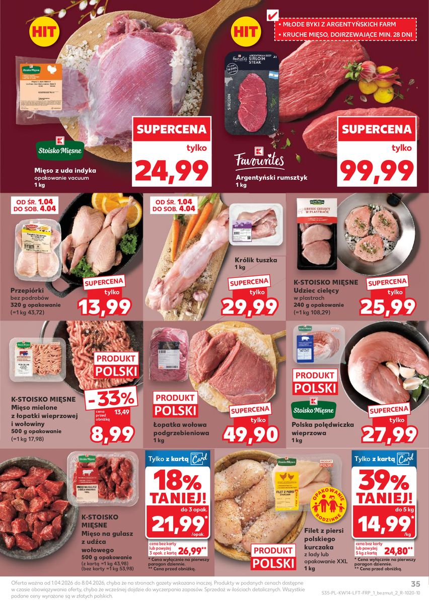 Kaufland gazetka promocyjna 01.04-08.04.2026 — strona 35 z 66