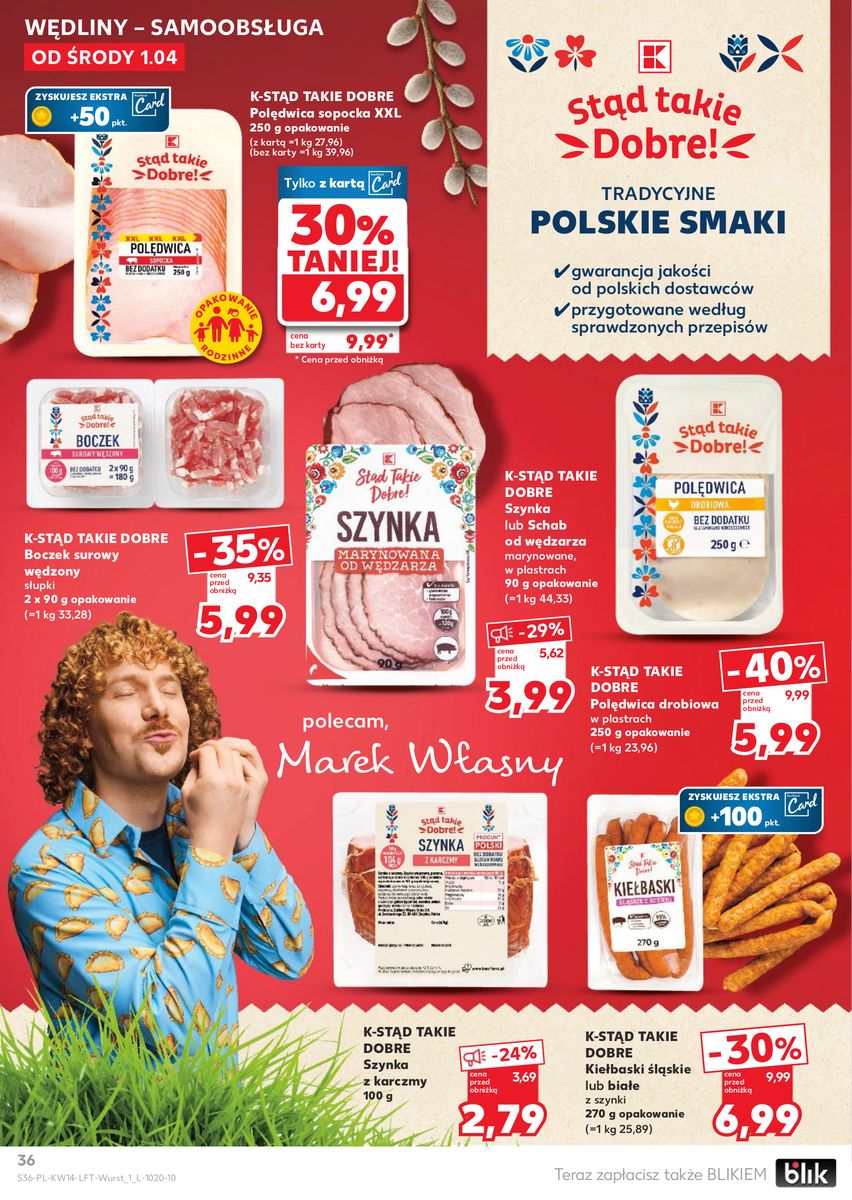 Kaufland gazetka promocyjna 01.04-08.04.2026 — strona 36 z 66
