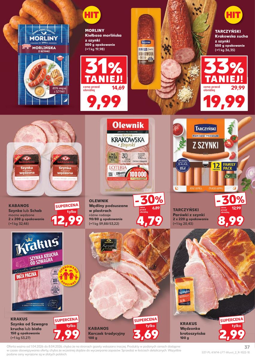 Kaufland gazetka promocyjna 01.04-08.04.2026 — strona 37 z 66