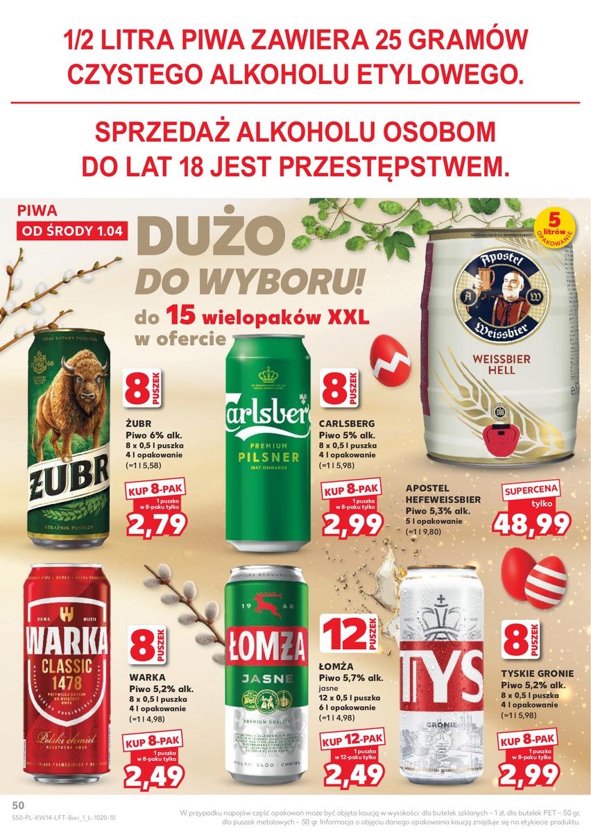 Kaufland gazetka promocyjna 01.04-08.04.2026 — strona 50 z 66
